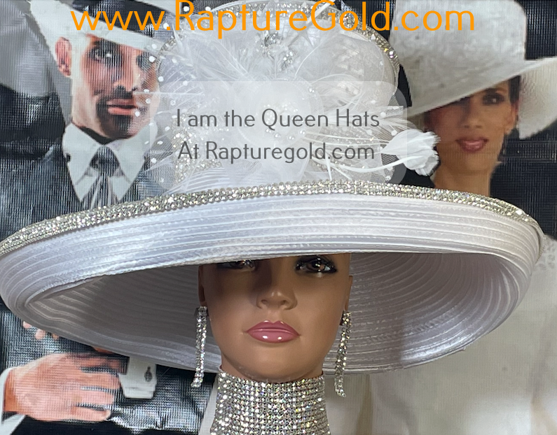 I am the queen women church hats 