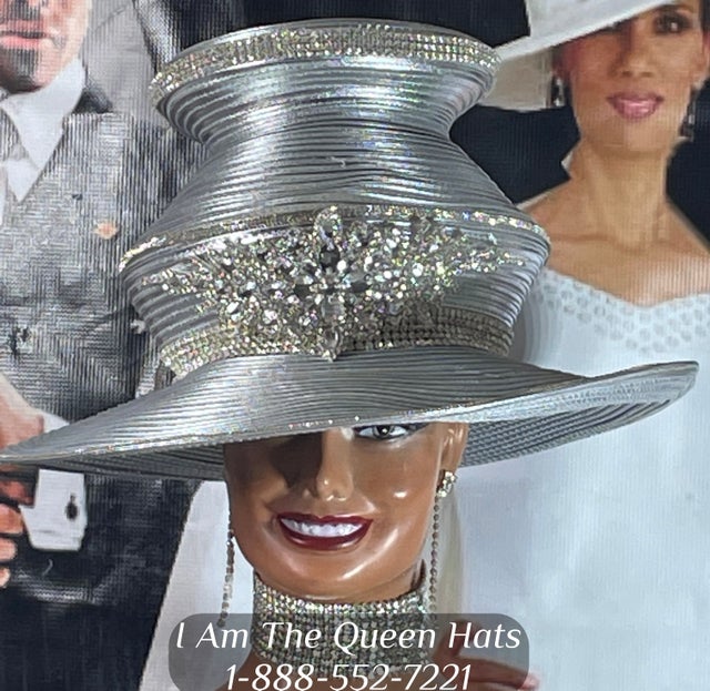 silver church hats,