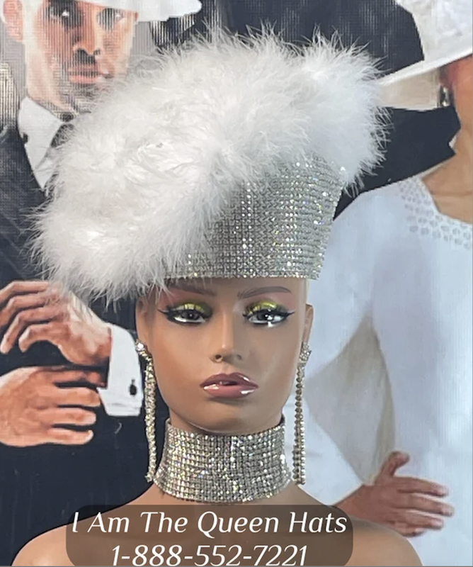 Women church hats designer churchhats I am the queen